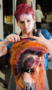 Competitors in the recent in the Peace Region competition, in events including Hairdressing, Carpentry and Baking