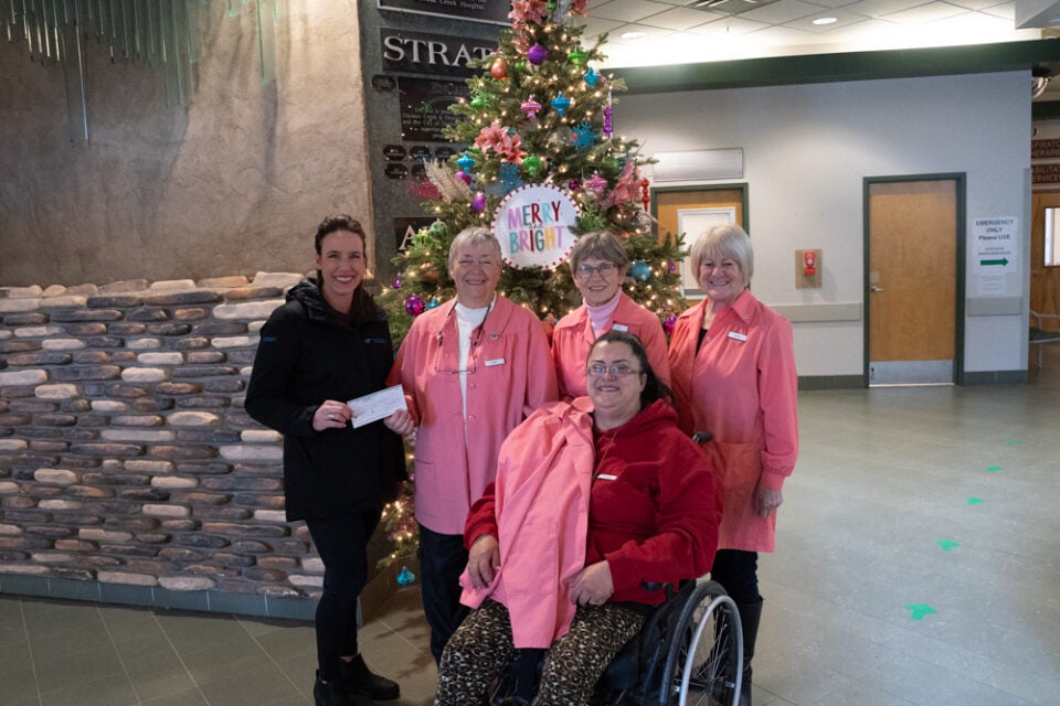 Dawson Creek Hospital Auxiliary gives to NLC students