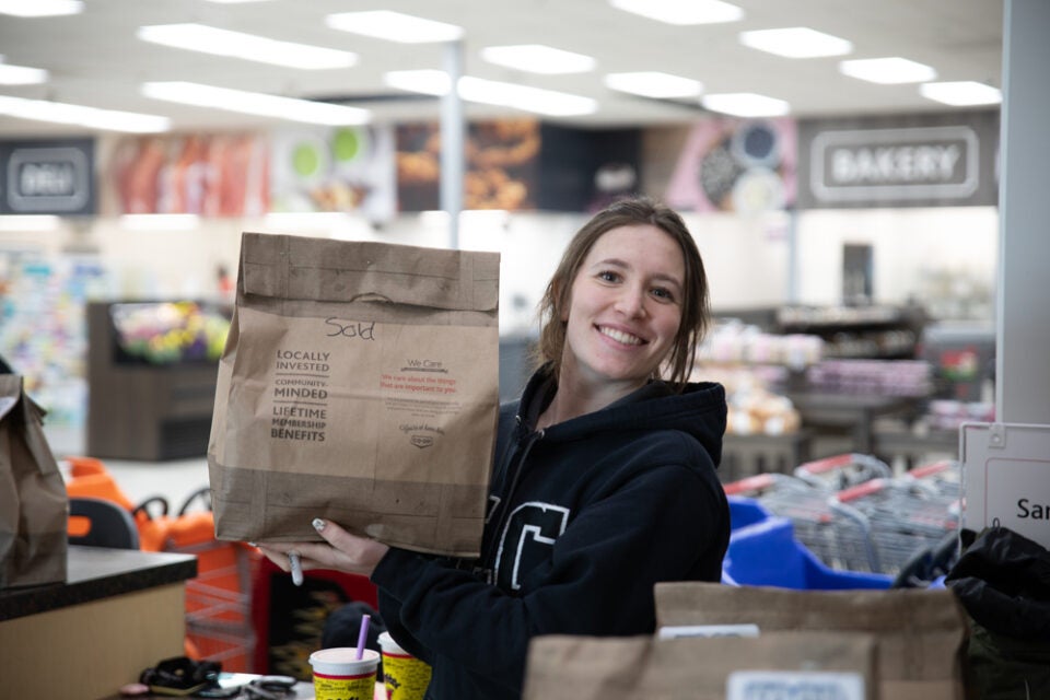 Northern Lights College students and Dawson Co-op team up for February food drive 