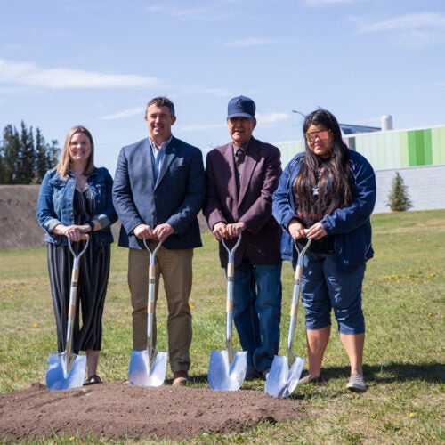 Northern Lights College breaks ground on Indigenous-led Cultural Arbour