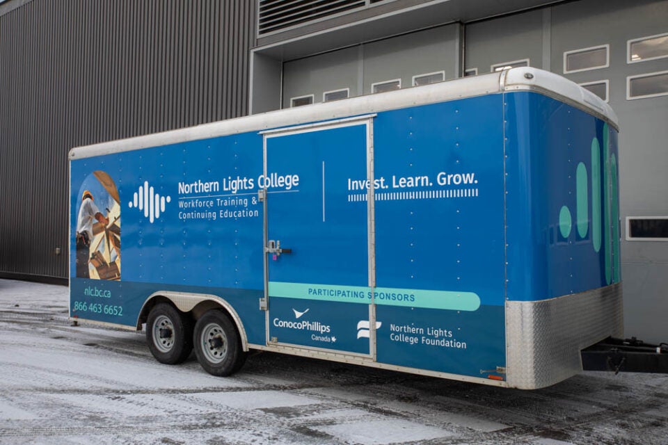 Mobile Training Unit takes learning on the road at Northern Lights College