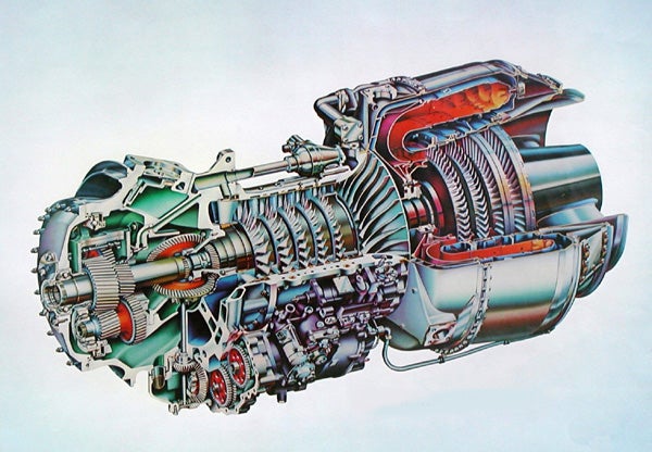 Lycoming T-53 engine — image courtesy of Aviation History Online Museum