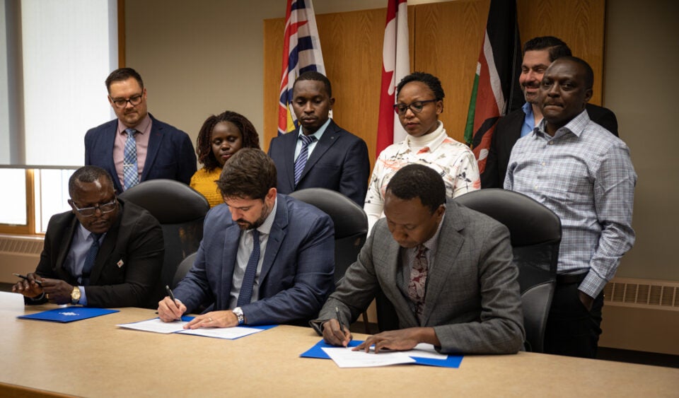 Northern Lights College signs agreement to welcome more students from Kenya
