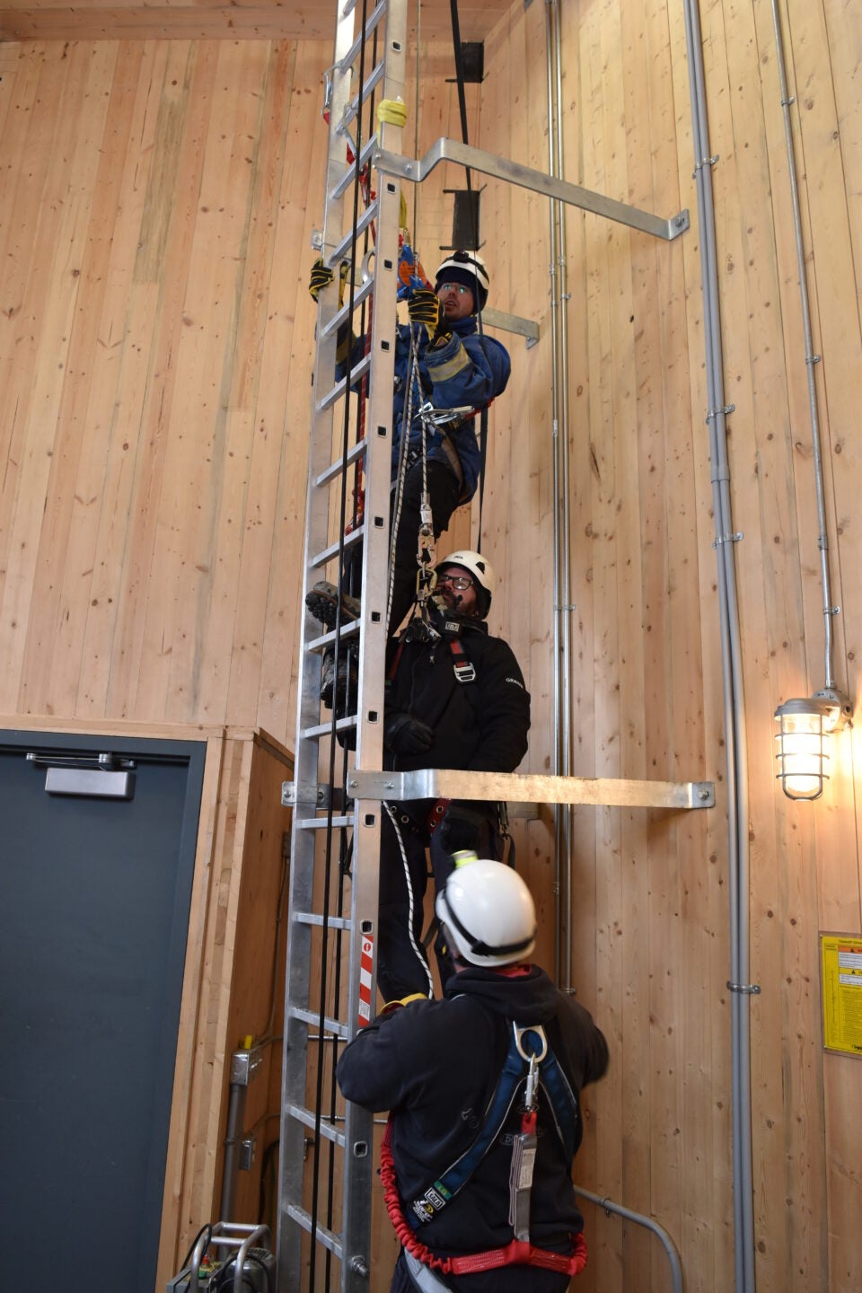 Wind Turbine Industry Partners Utilize College’s Training Tower