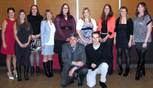 The 2013 class celebratesthe successful completion
of the AHCOTE program.